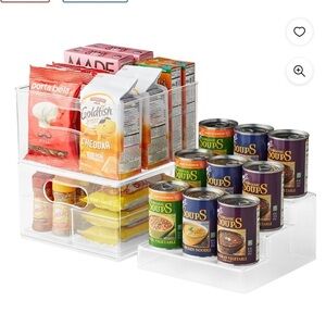 The Home Edit 5 piece Pantry clear organizing containers